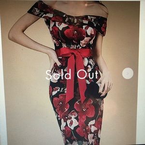 NWOT Off Shoulder Floral Dress